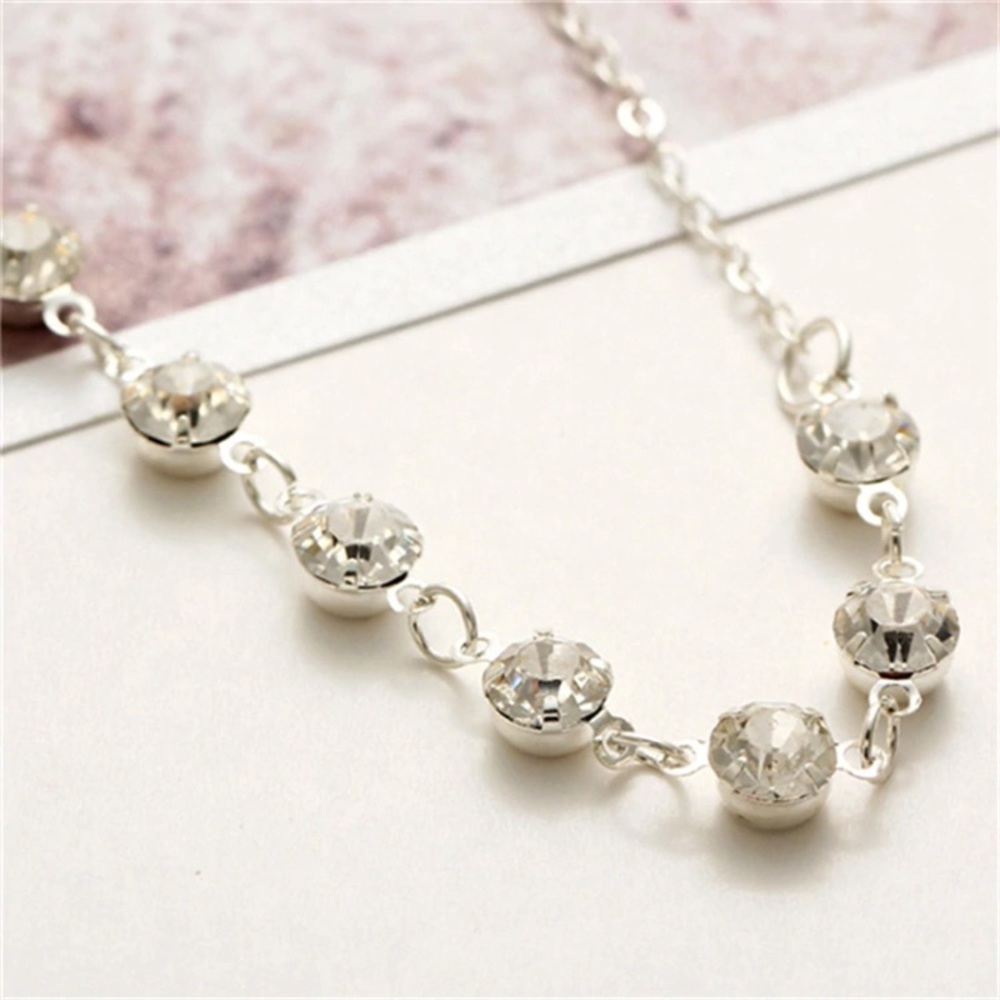 New! Crystal Ankle Bracelet - Picture 3 of 13